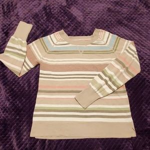 Tan/Multi Color Sweater